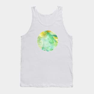 pale green watercolor circle Tank Top